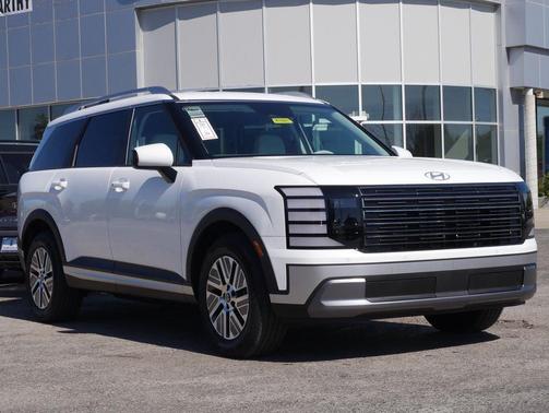 Creamy White Pearl 2026 Hyundai Palisade Hybrid SEL 7P