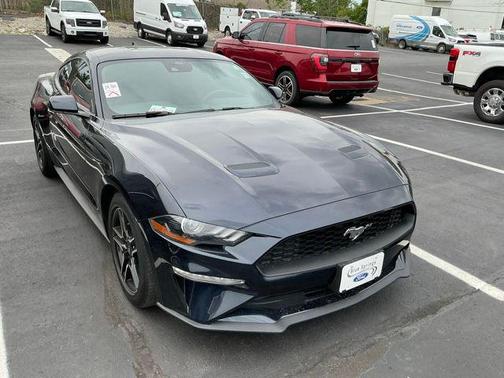 Antimatter Blue Metallic 2021 Ford Mustang EcoBoost