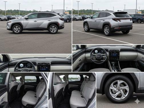 Shimmering Silver 2025 Hyundai TUCSON SEL