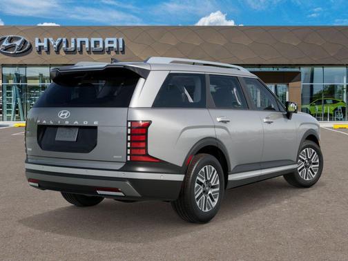 Typhoon Silver Metallic 2026 Hyundai Palisade Hybrid SEL Premium 7P
