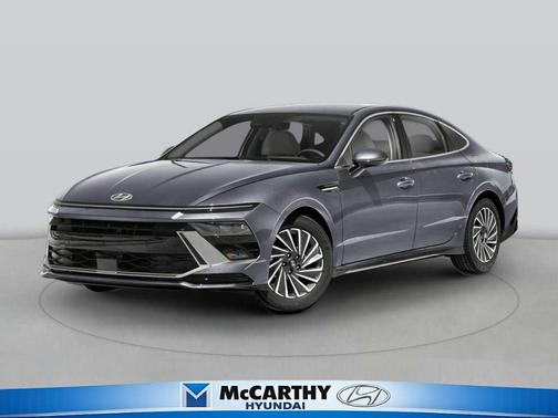 Serenity White 2026 Hyundai SONATA Hybrid Base