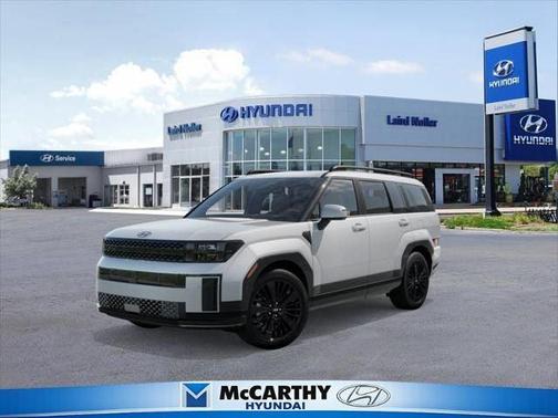 Serenity White 2026 Hyundai SANTA FE HEV Calligraphy