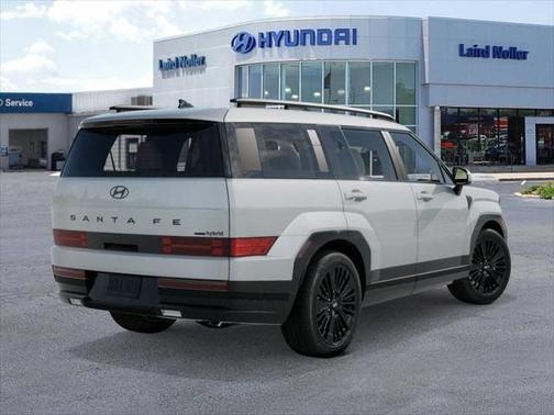 Serenity White 2026 Hyundai SANTA FE HEV Calligraphy