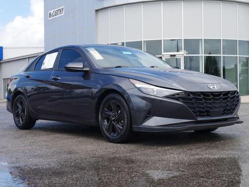 Portofino Gray 2021 Hyundai ELANTRA SEL