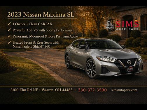 Gun Metallic 2023 Nissan Maxima SL