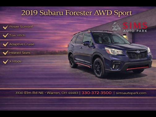 Dark Blue Pearl 2019 Subaru Forester Sport