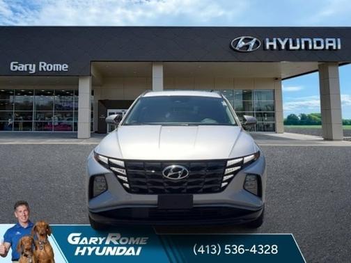 Silver 2024 Hyundai TUCSON Hybrid Blue