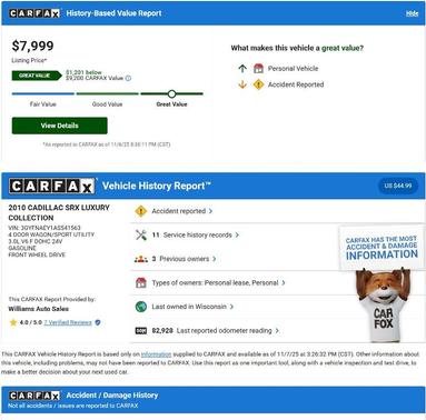 2010 Cadillac SRX Luxury Collection