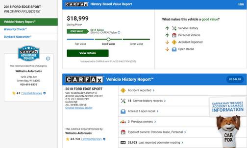 2018 Ford Edge Sport