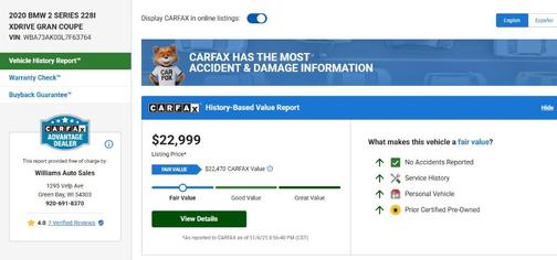 2020 BMW 228 Gran Coupe i xDrive