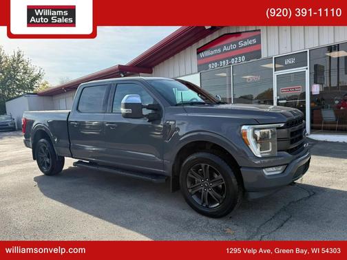 Gray 2021 Ford F-150 Lariat