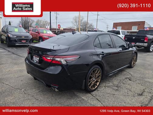Midnight Black Metallic 2023 Toyota Camry SE Nightshade