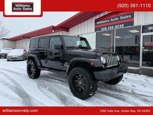 Black Clearcoat 2018 Jeep Wrangler JK Unlimited Sahara