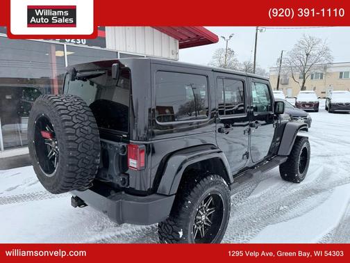 Black Clearcoat 2018 Jeep Wrangler JK Unlimited Sahara