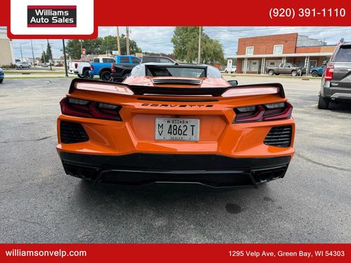 Orange 2024 Chevrolet Corvette Stingray w/2LT