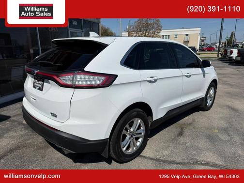 Oxford White 2017 Ford Edge SEL