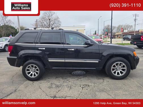 Brilliant Black Crystal Pearlcoat 2008 Jeep Grand Cherokee Overland