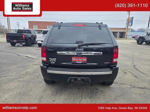 Brilliant Black Crystal Pearlcoat 2008 Jeep Grand Cherokee Overland
