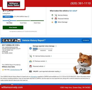 2017 Honda CR-V EX-L