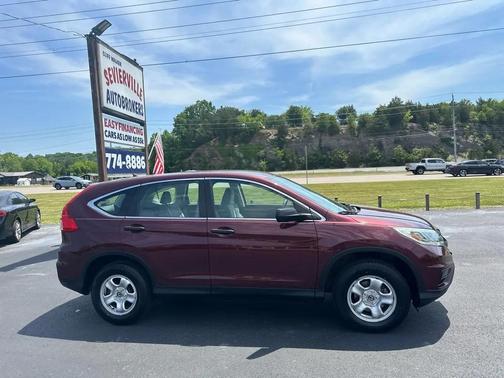 Burgundy 2015 Honda CR-V LX