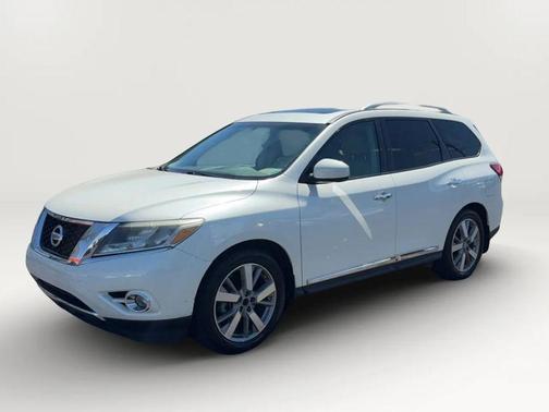 Pearl White 2015 Nissan Pathfinder Platinum