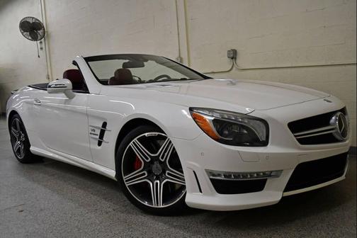 Diamond White 2013 Mercedes-Benz SL-Class SL 63 AMG 2dr Convertible