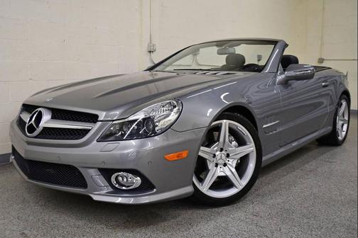 Palladium Silver 2009 Mercedes-Benz SL-Class SL 550 2dr Convertible