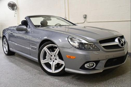 Palladium Silver 2009 Mercedes-Benz SL-Class SL 550 2dr Convertible
