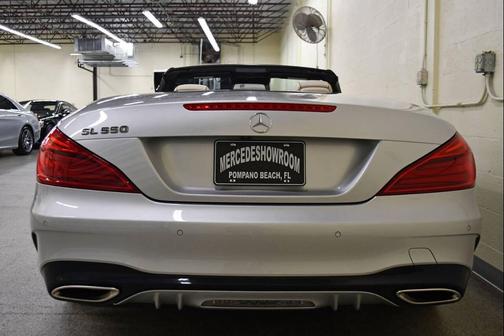 Iridium Silver 2017 Mercedes-Benz SL 550 SL 550 2dr Convertible