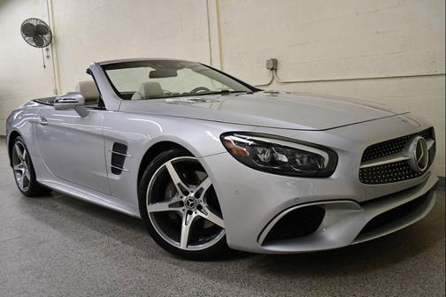 Iridium Silver 2017 Mercedes-Benz SL 550 SL 550 2dr Convertible