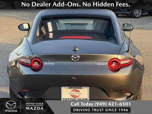 Machine Gray Metallic 2026 Mazda MX-5 Miata RF Grand Touring