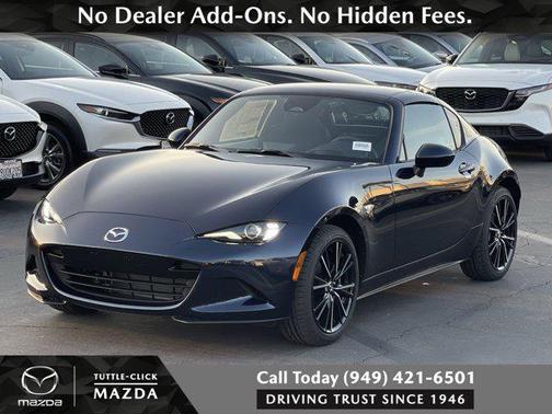 Deep Crystal Blue Mica 2026 Mazda MX-5 Miata RF Grand Touring