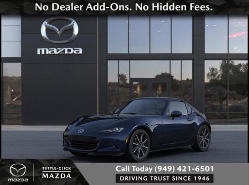 Deep Crystal Blue Mica 2026 Mazda MX-5 Miata RF Grand Touring Convertible