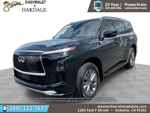 Black Obsidian 2025 INFINITI QX80 PURE