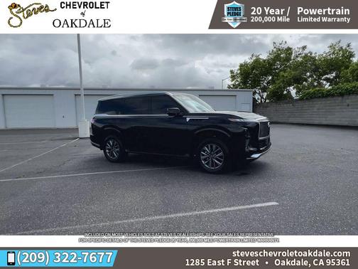 Black Obsidian 2025 INFINITI QX80 PURE