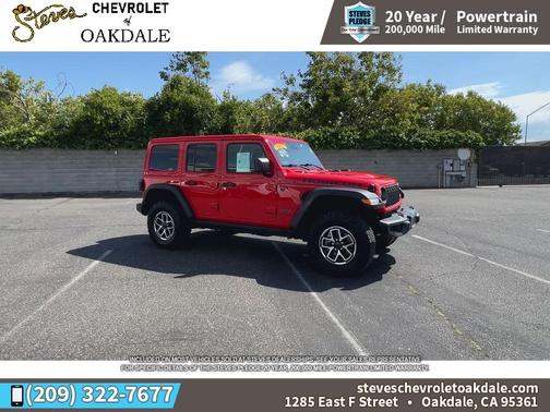 Firecracker Red Clearcoat 2025 Jeep Wrangler 4-Door Rubicon 4x4
