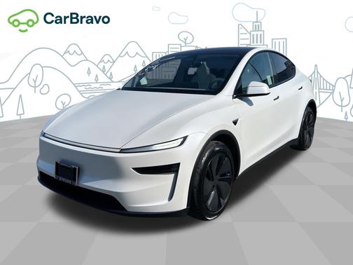 Stealth Grey 2026 Tesla Model Y Long Range Launch Series