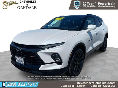 Iridescent Pearl Tricoat 2024 Chevrolet Blazer RS