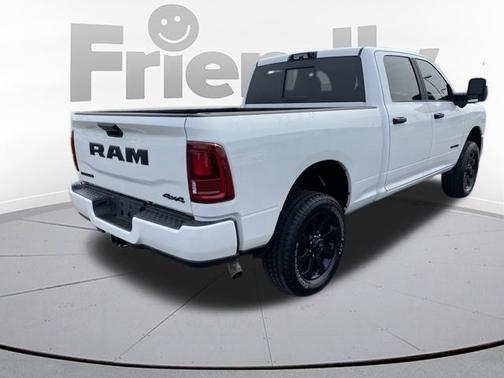 Bright White Clearcoat 2025 RAM 2500 Big Horn Crew Cab 4x4 6'4' Box