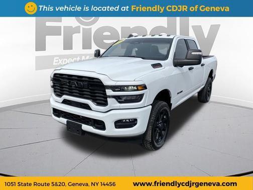 Bright White Clearcoat 2025 RAM 2500 Big Horn Crew Cab 4x4 6'4' Box