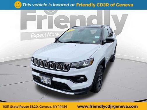 Bright White Clearcoat 2026 Jeep Compass Limited