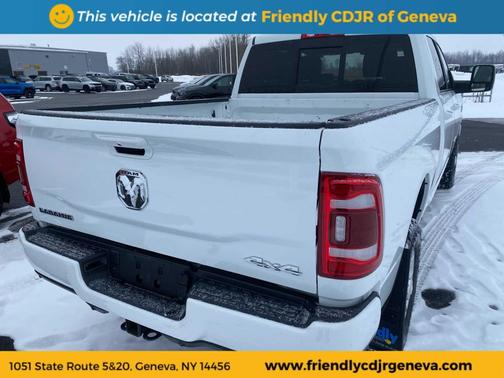 Bright White Clearcoat 2024 RAM 2500 Laramie Crew Cab 4x4 6'4' Box