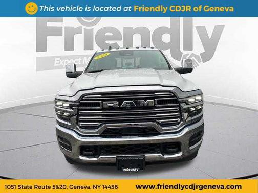 Bright White Clearcoat 2026 RAM 3500 Laramie Crew Cab 4x4 6'4' Box