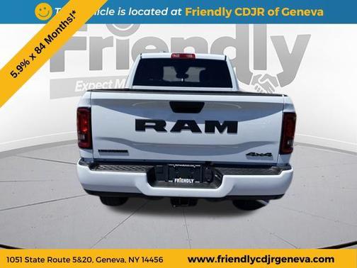 Bright White Clearcoat 2026 RAM 2500 Big Horn Crew Cab 4x4 6'4' Box