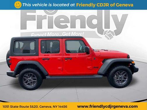 Firecracker Red Clearcoat 2024 Jeep Wrangler Sport S