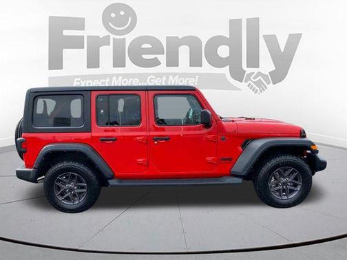 Firecracker Red Clearcoat 2024 Jeep Wrangler Sport S