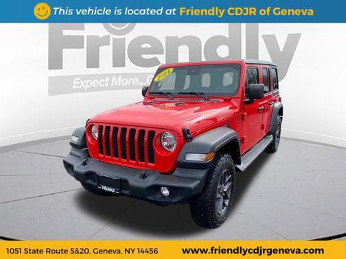 Firecracker Red Clearcoat 2024 Jeep Wrangler Sport S