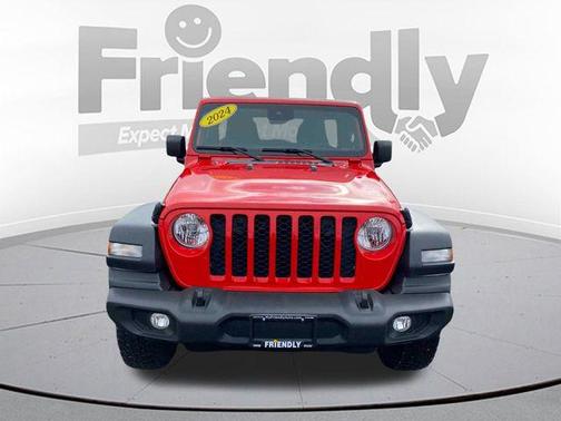 Firecracker Red Clearcoat 2024 Jeep Wrangler Sport S