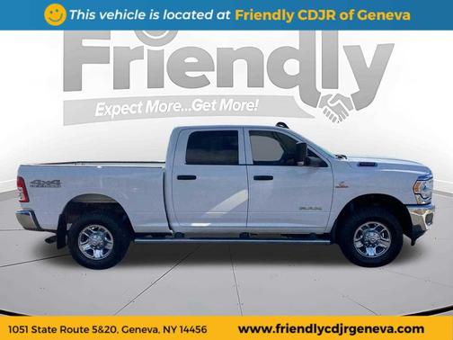 Bright White Clearcoat 2021 RAM 2500 Tradesman Crew Cab 4x4 6'4' Box