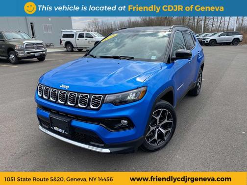 Hydro Blue Pearlcoat 2025 Jeep Compass Limited